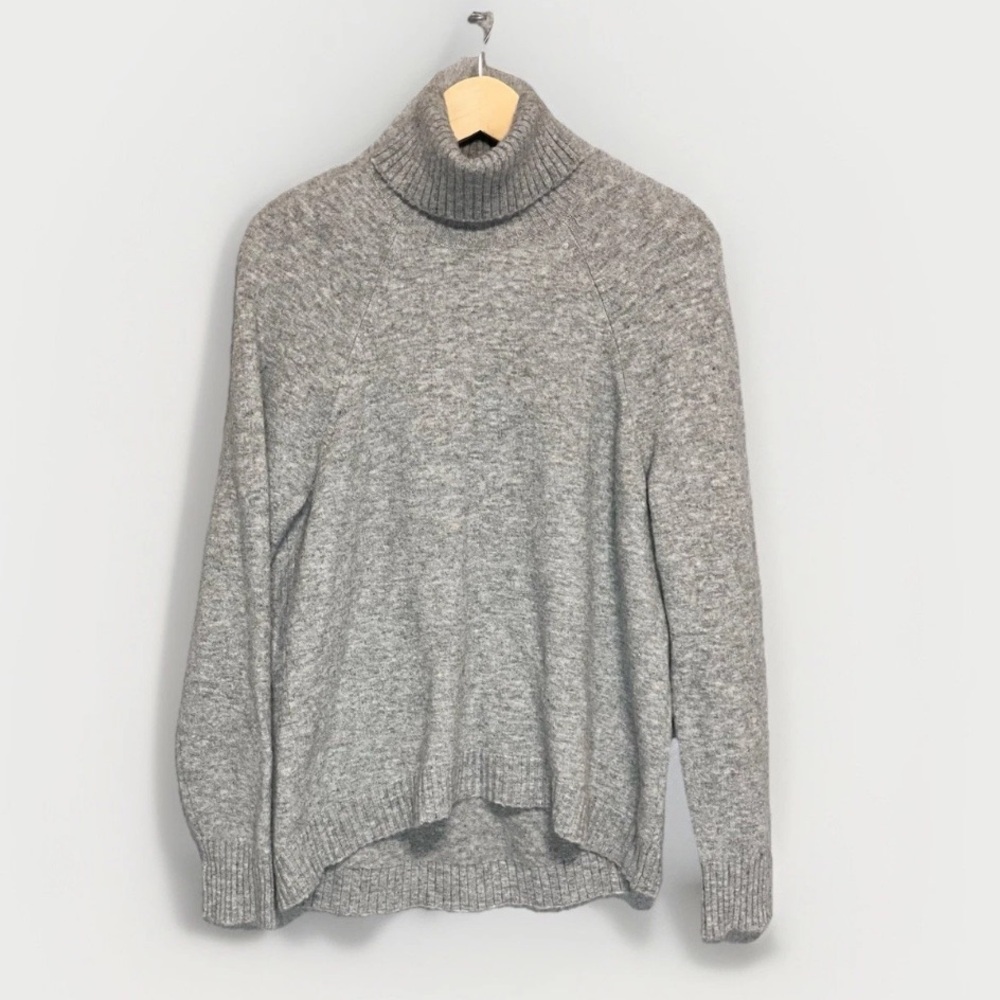 J. Crew Womens Turtleneck Sweater Alpaca Wool Blend